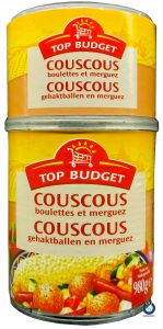 Ancien packaging mdd intermarché top budget couscous